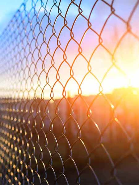 Chain link fence